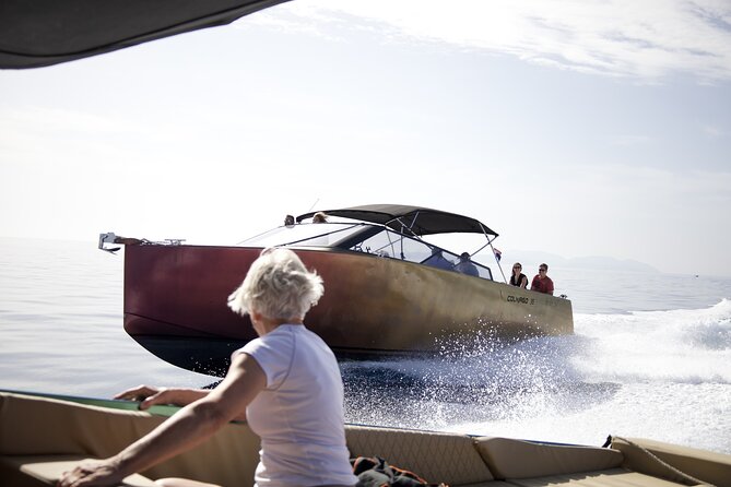 All-inclusive Gastro Blue Cave Tour from Split - Cruising comfort on a 37-foot powerboat