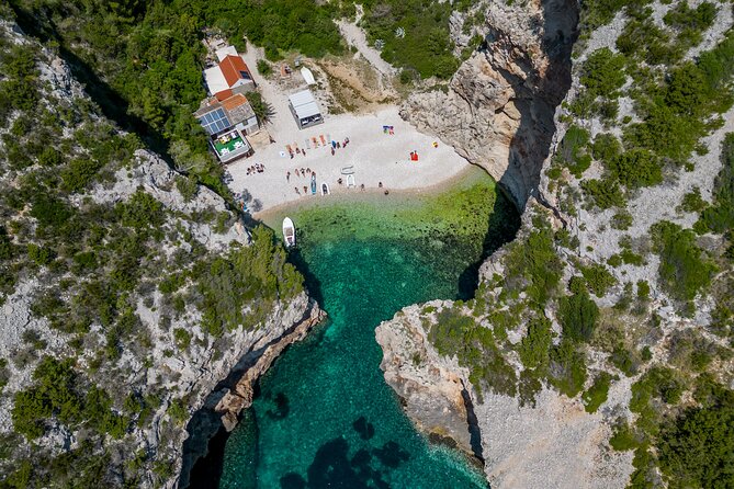 Blue Cave and Hvar 5 Islands speedboat tour | from Split&Trogir - Komiza on the island of Vis: harbor views and village texture