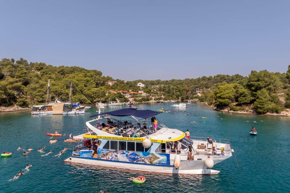 Blue Lagoon & Islands Day Cruise from Split with Lunch - From Split’s St. Nicholas Pier to Nečujam Bay, the day gets moving fast