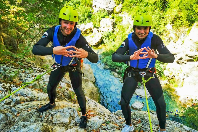 Cetina River Extreme Canyoning Adventure from Split or Zadvarje - Swimming, Cliff Jumping, and the Second 20-Meter Abseil