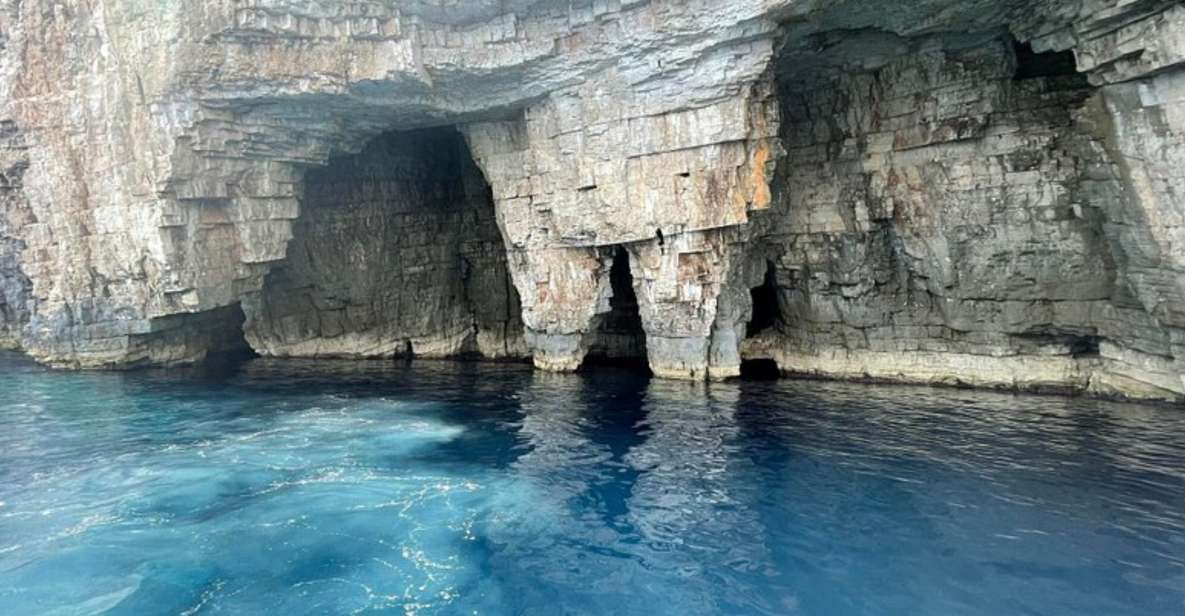 From Hvar: Blue Cave, Green Cave & 5 Islands Speedboat Tour - Stop 1: Budikovac Blue Lagoon for a quick swim break