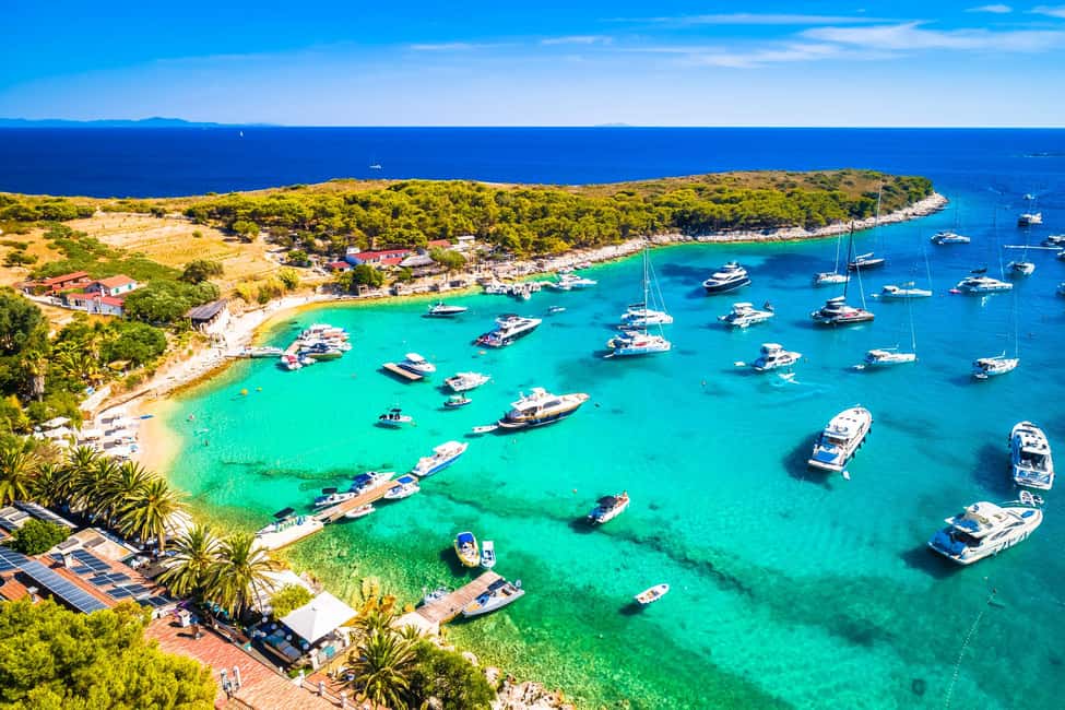 From Hvar: Blue Cave, Green Cave & 5 Islands Speedboat Tour - The Blue Cave entrance: worth the ticket, but be ready for closures