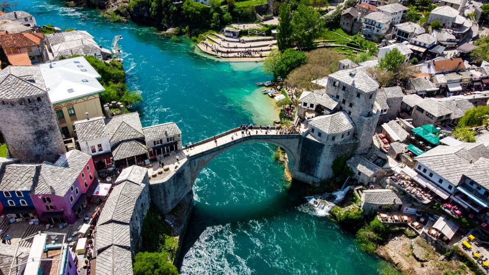 From Split and Trogir: Mostar Tour with Kravica Waterfalls - Key Highlights at a Glance