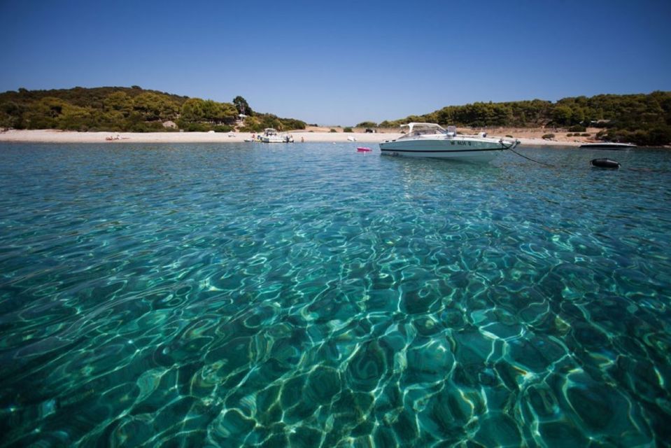 From Split: Blue Cave and 5 islands-Day Tour - Pakleni Islands from the water: the Hvar-side scenery plan