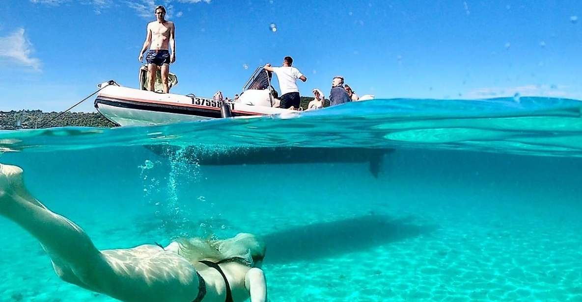 From Split: Half-day Trogir Tour & Speedboat to Blue Lagoon - Drvenik Veli Blue Lagoon: Turquoise Water and Swim-First Planning