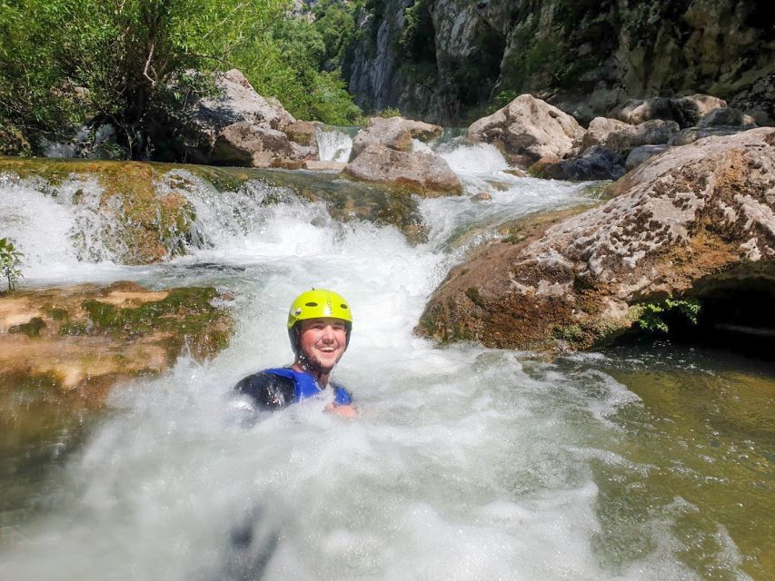 From Split or Zadvarje: Cetina River Canyoning - Physical fit and safety rules: when this is a great match