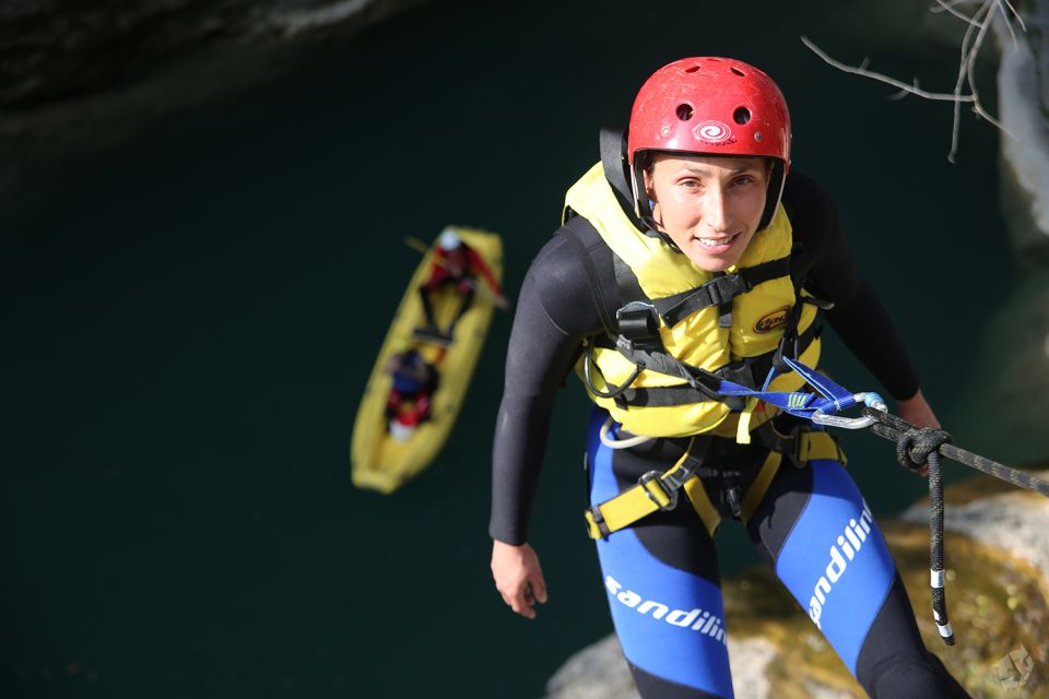 From Split or Zadvarje: Extreme Canyoning on Cetina River - Moving downstream: swimming pools and rock-to-rock navigation