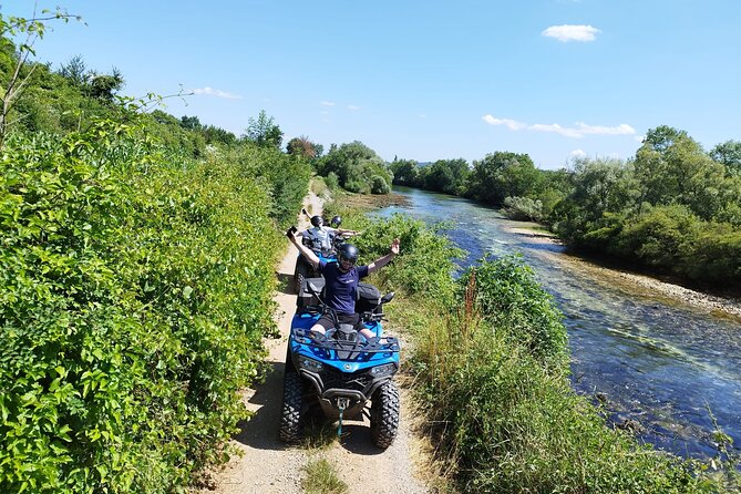 From Split: Small group ATV ride in Dinara NP - ATV driving reality check: from smooth roads to rocky limestone