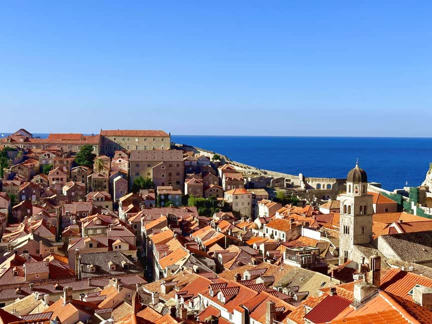 From Split/Trogir: Dubrovnik Guided Tour with a Stop in Ston - Ston Walls Stop: Coffee, Photos, and a Quick Hit of History