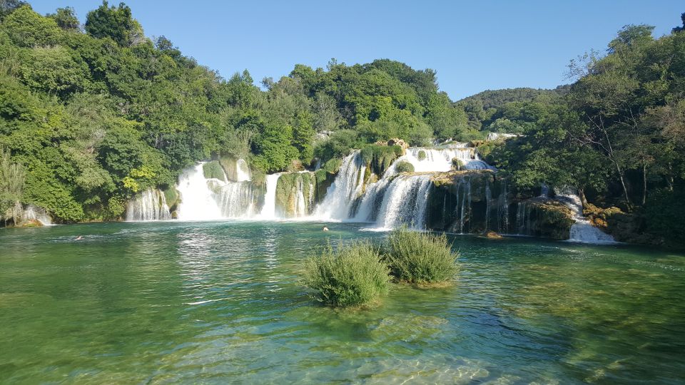 From Split & Trogir: Krka Waterfalls and Primošten - Krka National Park and Skradinski Buk: the main waterfall moment