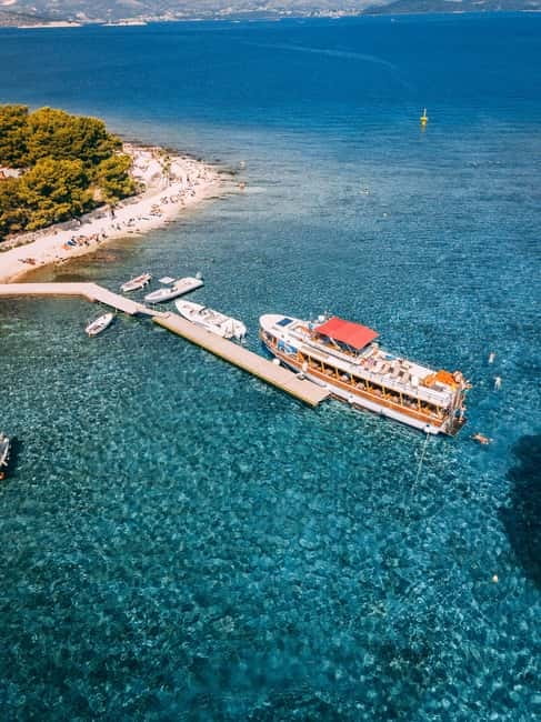 From Trogir: Blue Lagoon & Šolta Cruise with Lunch & Drinks - Lunch under 100-year-old pines: what’s included and how to use it