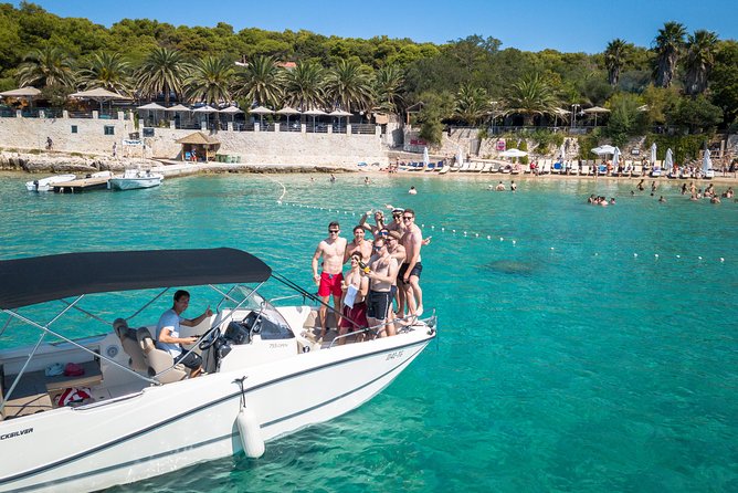 Full-Day Private Hvar, Brac and Pakleni Islands Boat Tour from Split - Hvar town time: waterfront strolling plus Fortica views