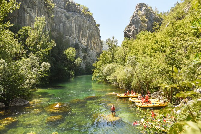 Half-Day Rafting Experience on Cetina River with Cliff Jumping and more - Cliff Jumping and Canyon Swimming: Optional, but Often the Main Event