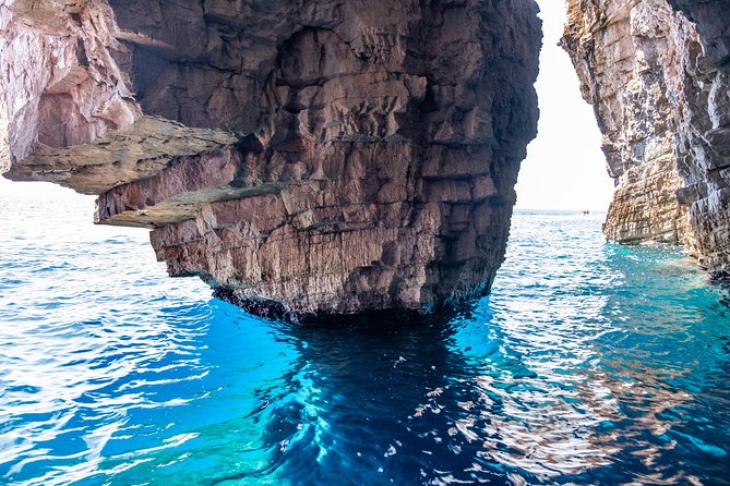 Luxury Blue Cave, Hvar and Vis Boat Tour from Split and Brac - Budikovac and the Blue lagoon: where the water time really happens