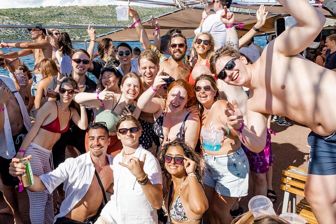 Out to Sea Split Boat Party w/ Blue Lagoon Swim, Dj & Afterparty - Drinks, Snacks, and Budget Reality