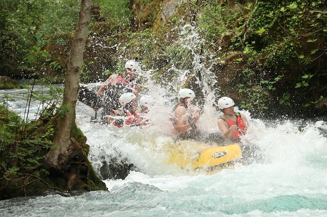 Private Cetina rafting trip|Cave exploring|Cliff jumping & more - 9:30 am start in Split, then coffee and pastries