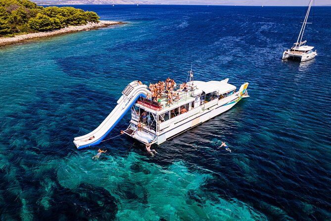 Split: Blue Lagoon, 3 Island Boat Tour & Mediterranean Lunch - Crowds, Music, and Family Fit: Who This Tour Works For
