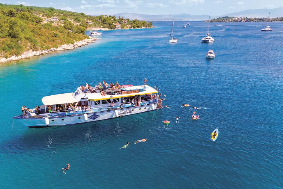 Split: Blue Lagoon, Shipwreck, & Šolta with Lunch & Drinks - Nečujam Bay and the shipwreck: swim-first, plan for wind