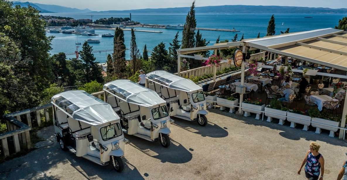 Split: City Highlights Electric Tuk-Tuk Tour - Prokurative Square and the Riva Promenade: Finish With Waterfront Freedom