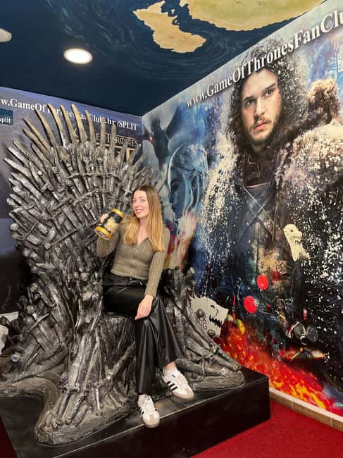 Split: City Walking Tour w/ Game of Thrones Locations - Iron Throne photo moment and the Game of Thrones Museum