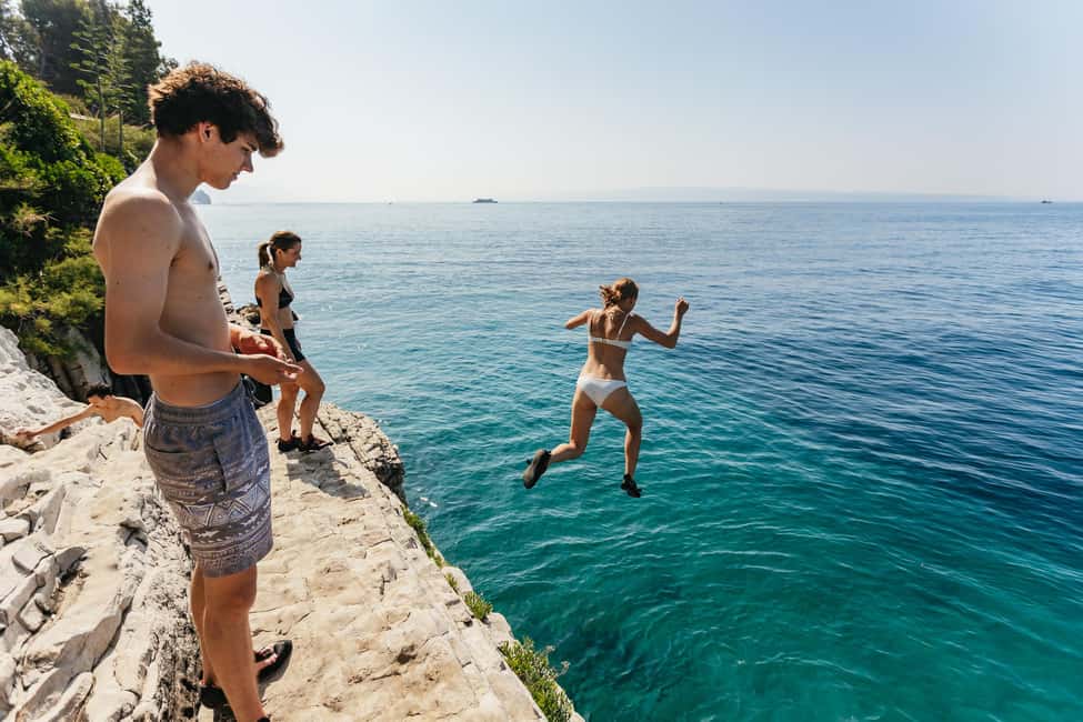 Split: Cliff Jumping & Deep Water Solo Tour - Warm-Up Climbing: Learning the Holds, Then Building Real Confidence