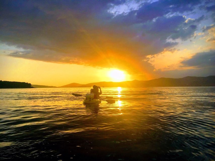 Split: Guided Sunset Sea Kayaking & Snorkeling Tour - The Adriatic swim and snorkeling stop: what you’ll actually do