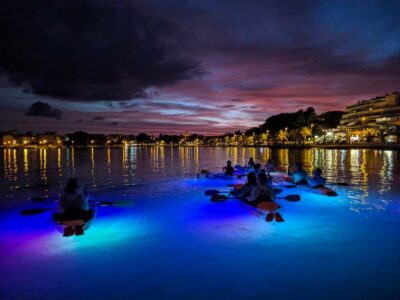 Split: Illuminated Evening Guided Kayaking Tour - Where you meet near Hotel Briig, and how the van keeps things easy
