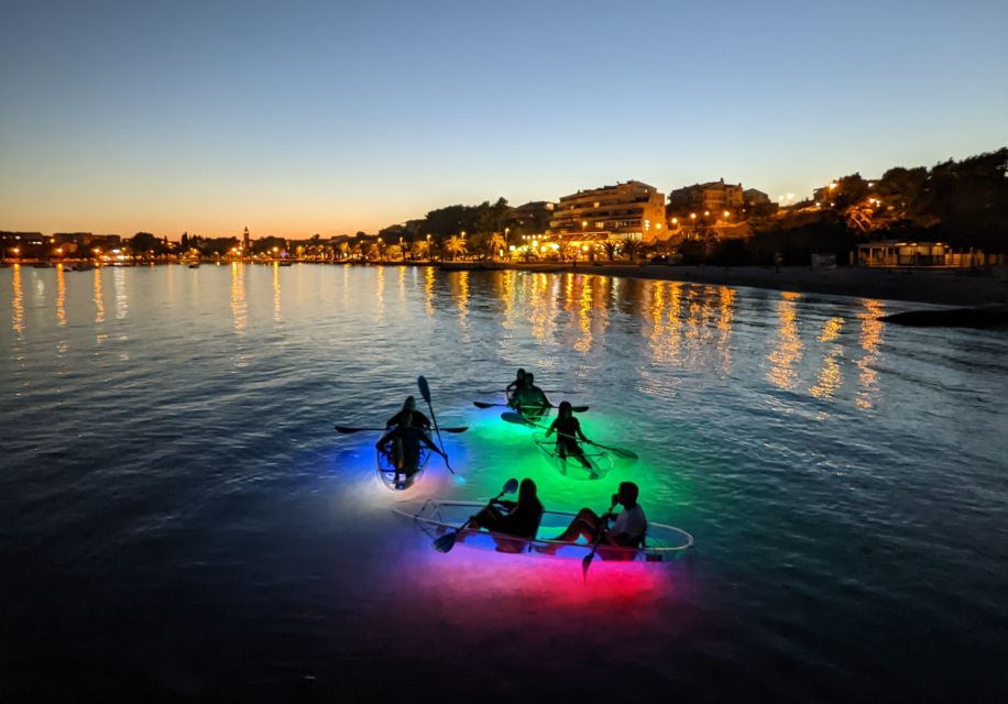 Split: Illuminated Evening Guided Kayaking Tour - From Stobreč sea to the Žrnovnica River: this is the main magic