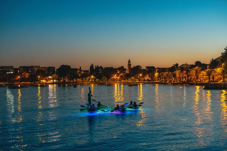 Split: Illuminated Evening Guided Kayaking Tour - Back to the sea: cliffs, starry water, and a closer look at the bay