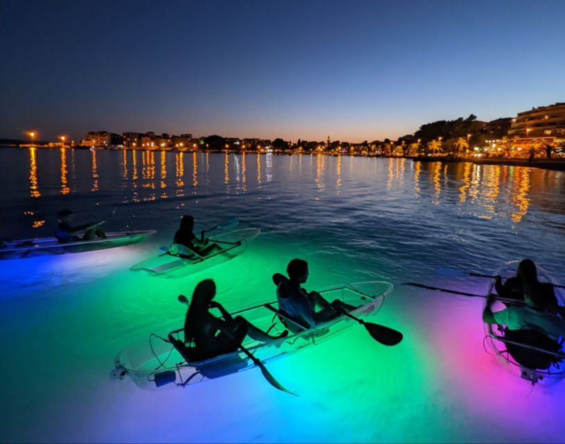 Split: Illuminated Evening Guided Kayaking Tour - What to bring for a wet, cool night paddle in Split