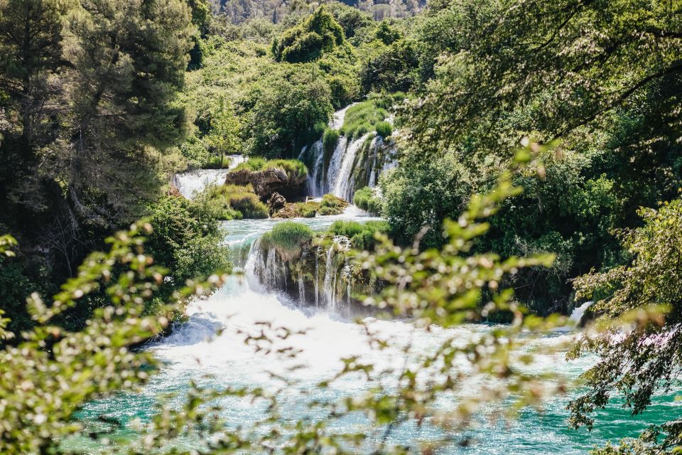 Split: Krka Waterfalls Trip with Boat Cruise and Swimming - Primošten free time: the swim and the old-town stroll