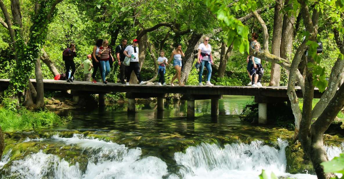 Split: Krka Waterfalls With Boat Cruise, Wine and Olive Oil - Skradin first: the small town that sets up the best waterfall views
