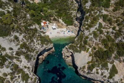 Split or Trogir: Blue Cave, Vis, and Hvar Speedboat Tour - Biševo Island: Blue Cave (and the nearby Monk Seal story)