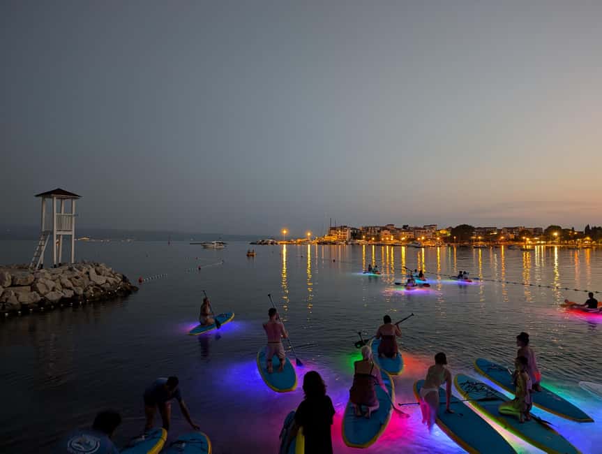 Split: Stand Up Paddleboard Night Glow Tour - Timing and route length: 150 minutes that don’t feel like a chore