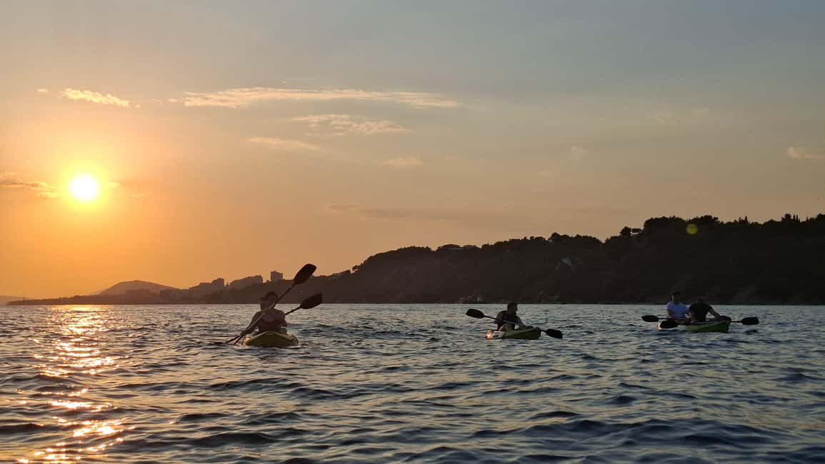 Split: Sunset Guided Kayaking Tour - Campsite start: 5 minutes to water time