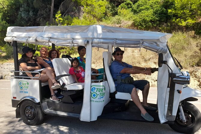Split Tour by Electric Tuk-Tuk: Top City Highlights - Beaches and coves: Obojena Svjetlost, Kasjuni, and quick sea time