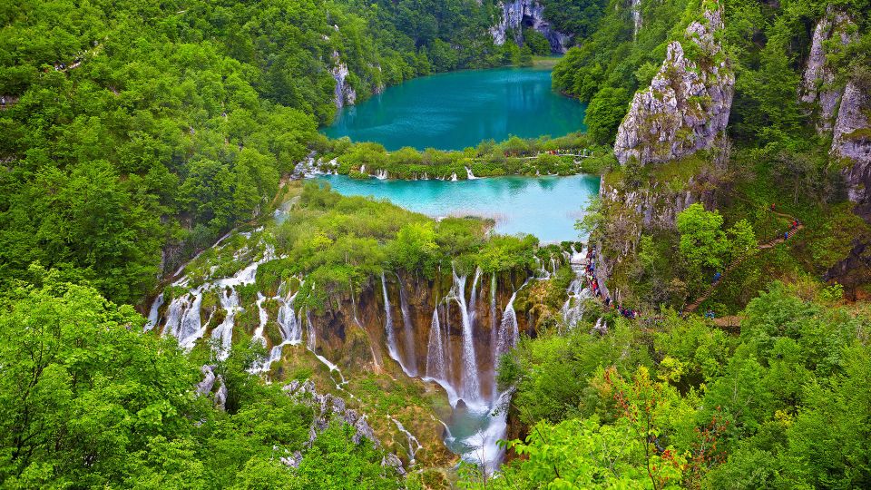 Split: Transfer to Zagreb with Plitvice Lakes Entry Tickets - Pickup in the Zagreb zone, then the coach ride