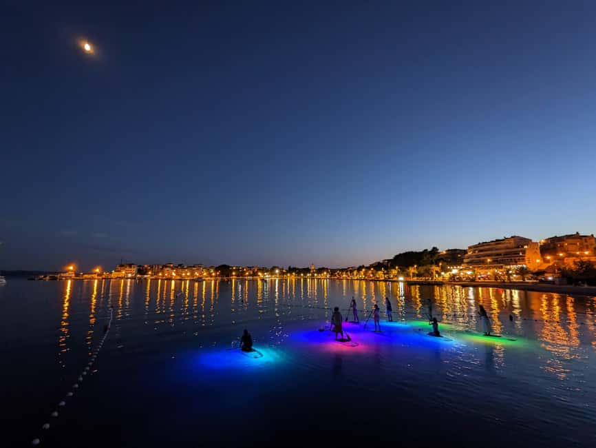 Split: Transparent SUP night Glow tour - The river oasis pause: calm stop, better photos, less rushing