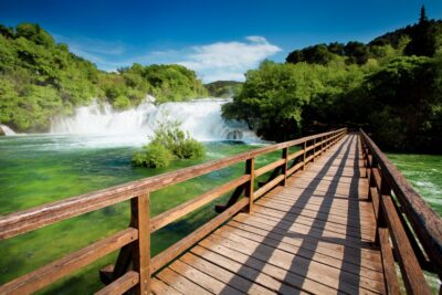Split & Trogir: Krka Waterfalls & Swimming in Primošten - Skradinski Buk at Krka: Wooden Paths, Cliff Waterfall Views