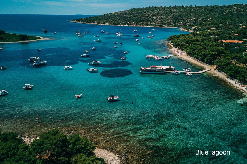 Split & Trogir: Private Blue Lagoon & Wine Tasting Boat Tour - Brač and Milna: fisherman village strolling plus traditional wine tasting