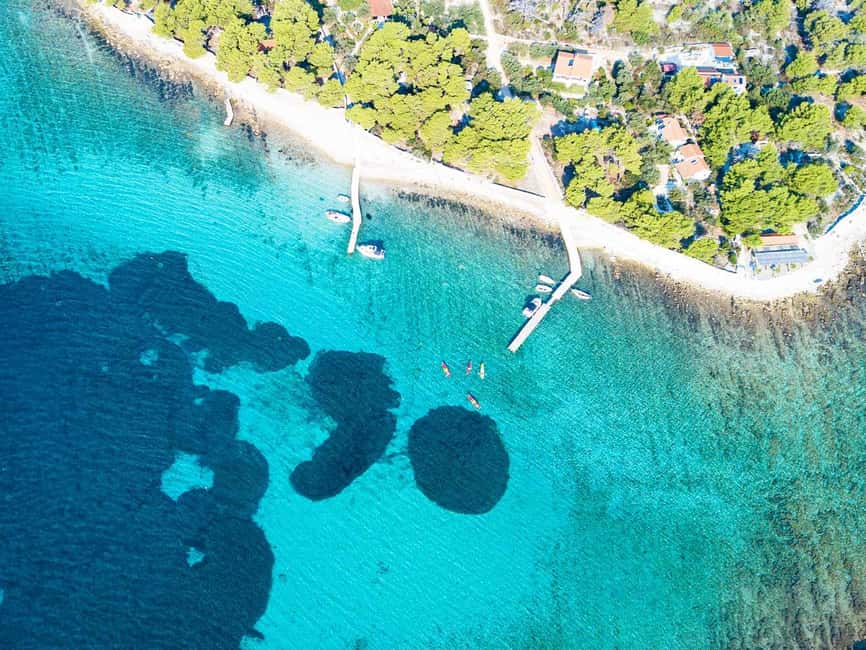 Trogir: Blue Lagoon, Maslinica, and Solinska Bay Boat Tour - Solinska Bay: jump in, then settle for snorkeling time