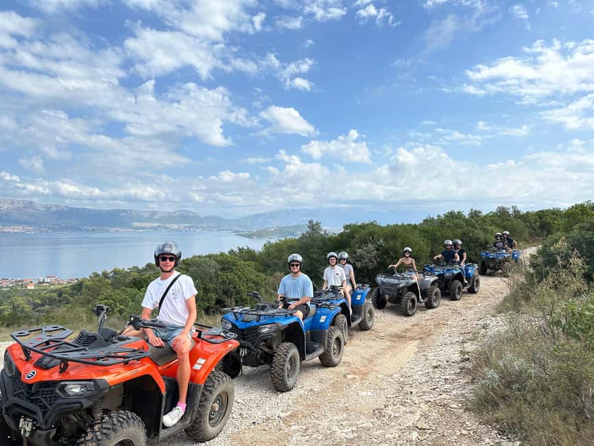 Trogir, Žedno: Čiovo Island 100% Off-Road Quad ATV Tour - The “walk + see” point: viewpoints with time on your feet